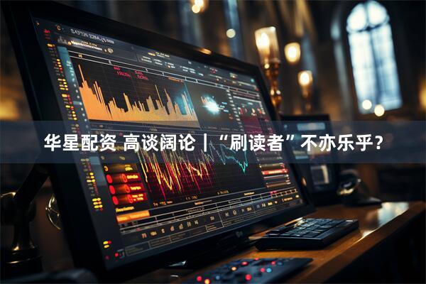 华星配资 高谈阔论｜“刷读者”不亦乐乎？